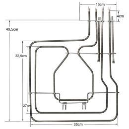 ΑΝΤΙΣΤΑΣΗ ΑΝΩ ΦΟΥΡΝΟΥ ΚΟΥΖΙΝΑΣ BOSCH/PITSOS ΜΕ 2 ΘΗΚΕΣ